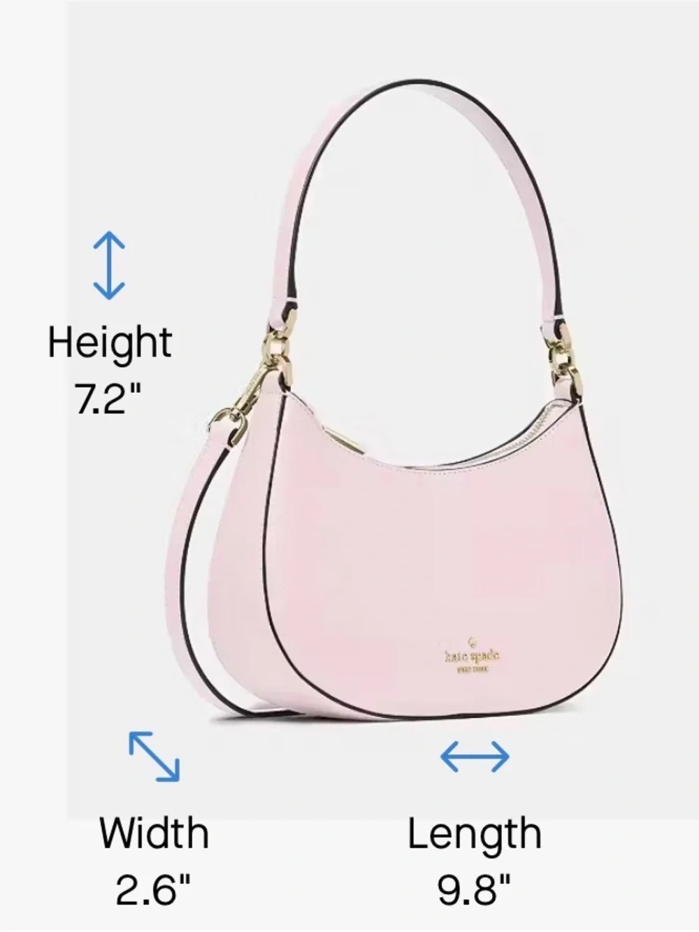 Kate Spade Paige Shoulder Bag Shimmer Pink